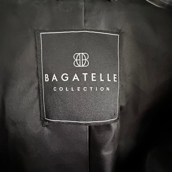 Bagatelle Black Faux Leather Moto Jacket Women's Large - Picture 2 of 15